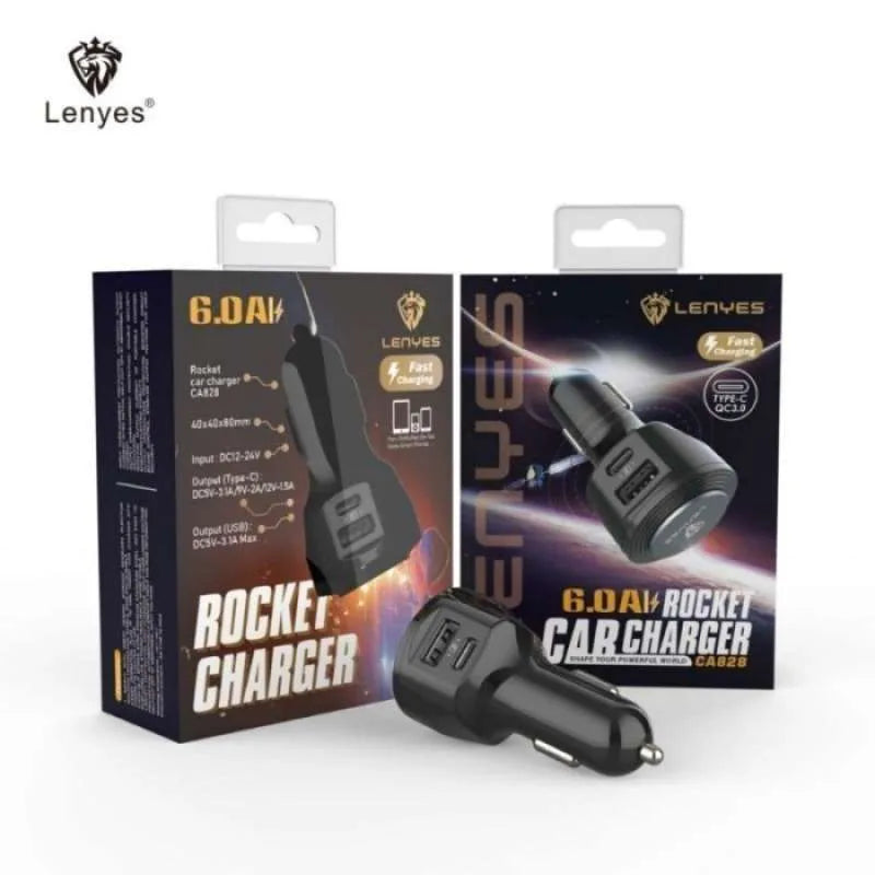 LENYES CA828 BATTERY SAVER MOBIL POWER 6.0A CAR CHARGER ROCKET CA-828 6A LENYES CA828 BATTERY SAVER MOBIL POWER 6.0A CAR CHARGER ROCKET CA-828 6A